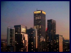 Chicago at sunset - Navy Pier 35 - Aon Center and downtwon